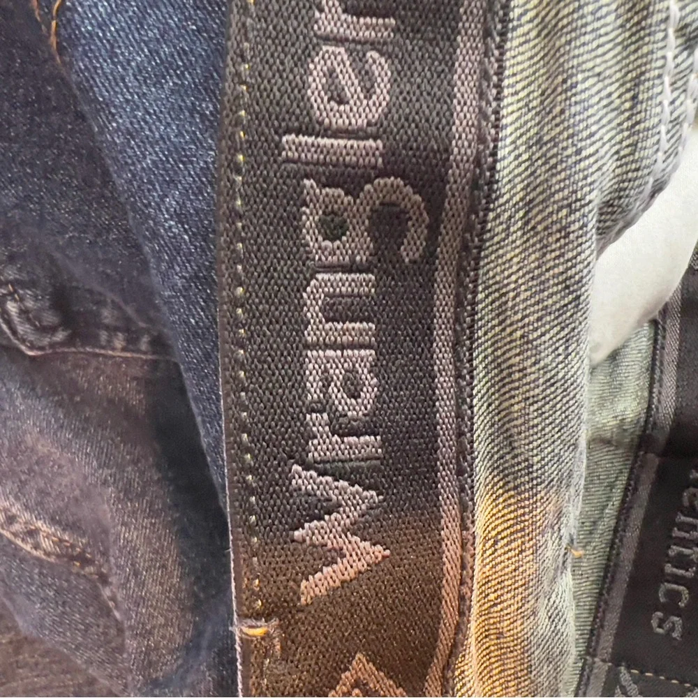 Wrangler Size 36x29 Blue Jeans 5 Pockets Belt Loops Straight Leg